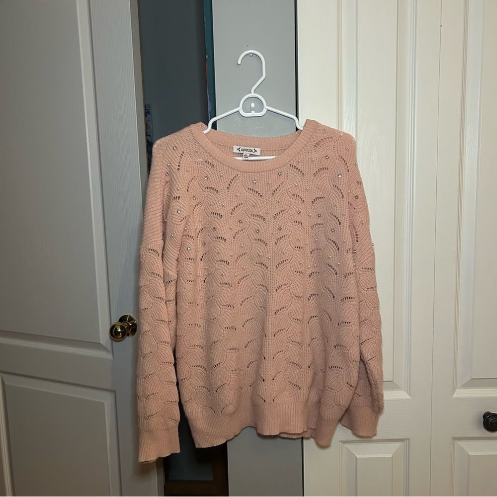 Nanette Lepore Blush Crew Neck Sweater
